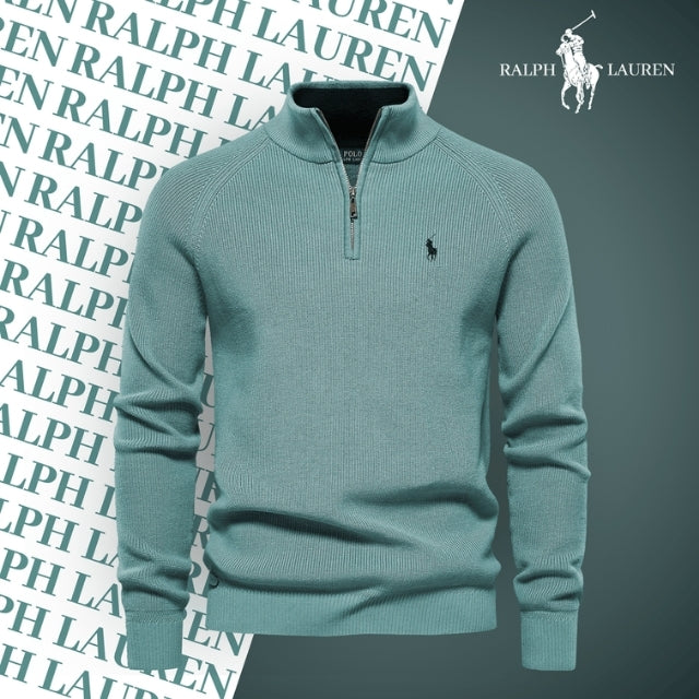 RL Zipped Collar Sweater (CLEARANCE) + FREE Gift