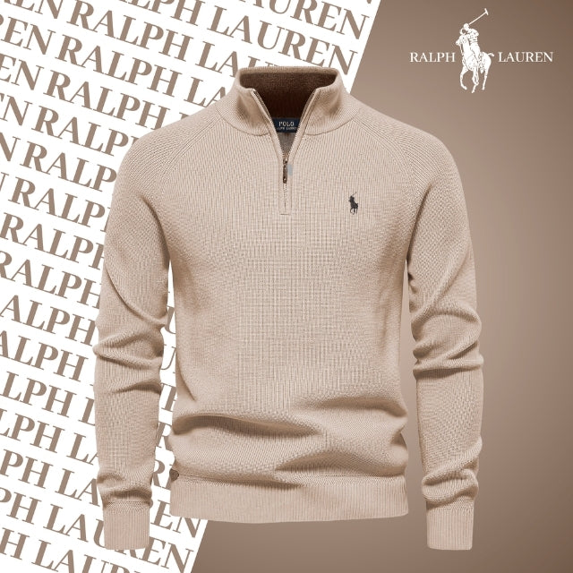 RL Zipped Collar Sweater (CLEARANCE) + FREE Gift